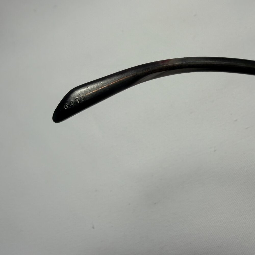 Smoky Brown Rectangle Eyeglasses - Frames Only - image 8